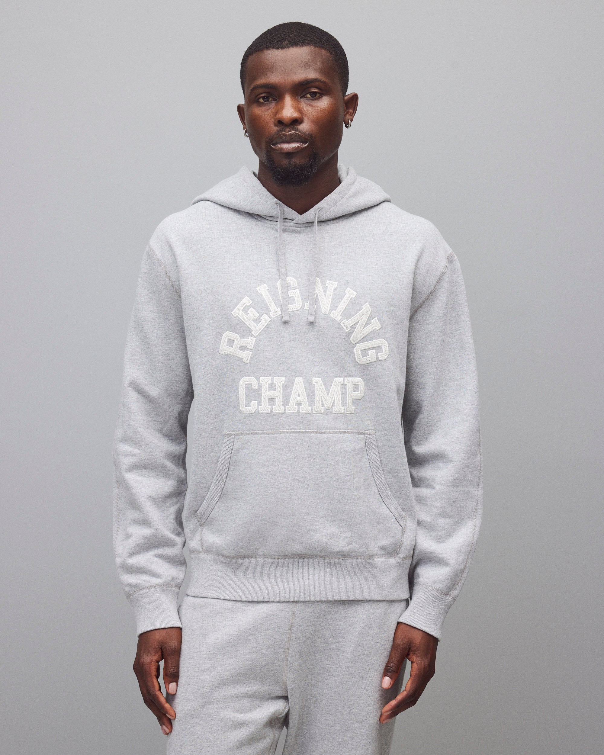 Midweight Terry Arch Logo Standard Hoodie | Reigning Champ