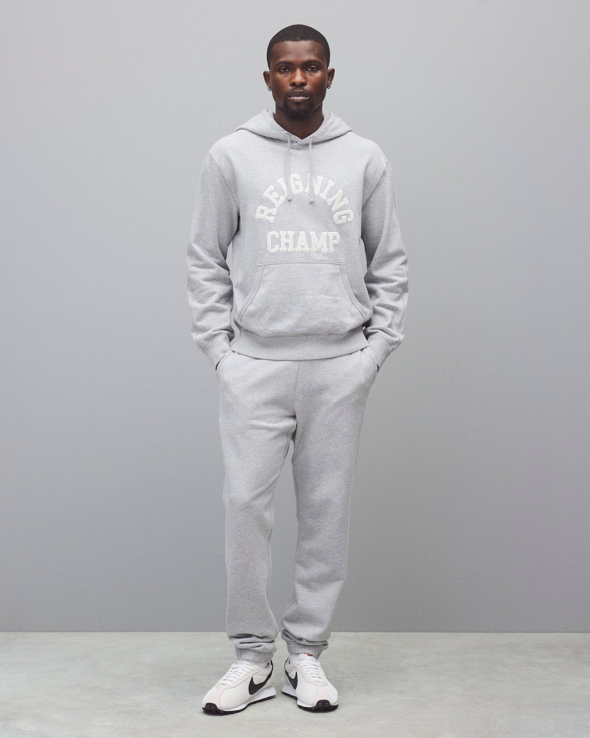 Midweight Terry Arch Logo Standard Hoodie | Reigning Champ