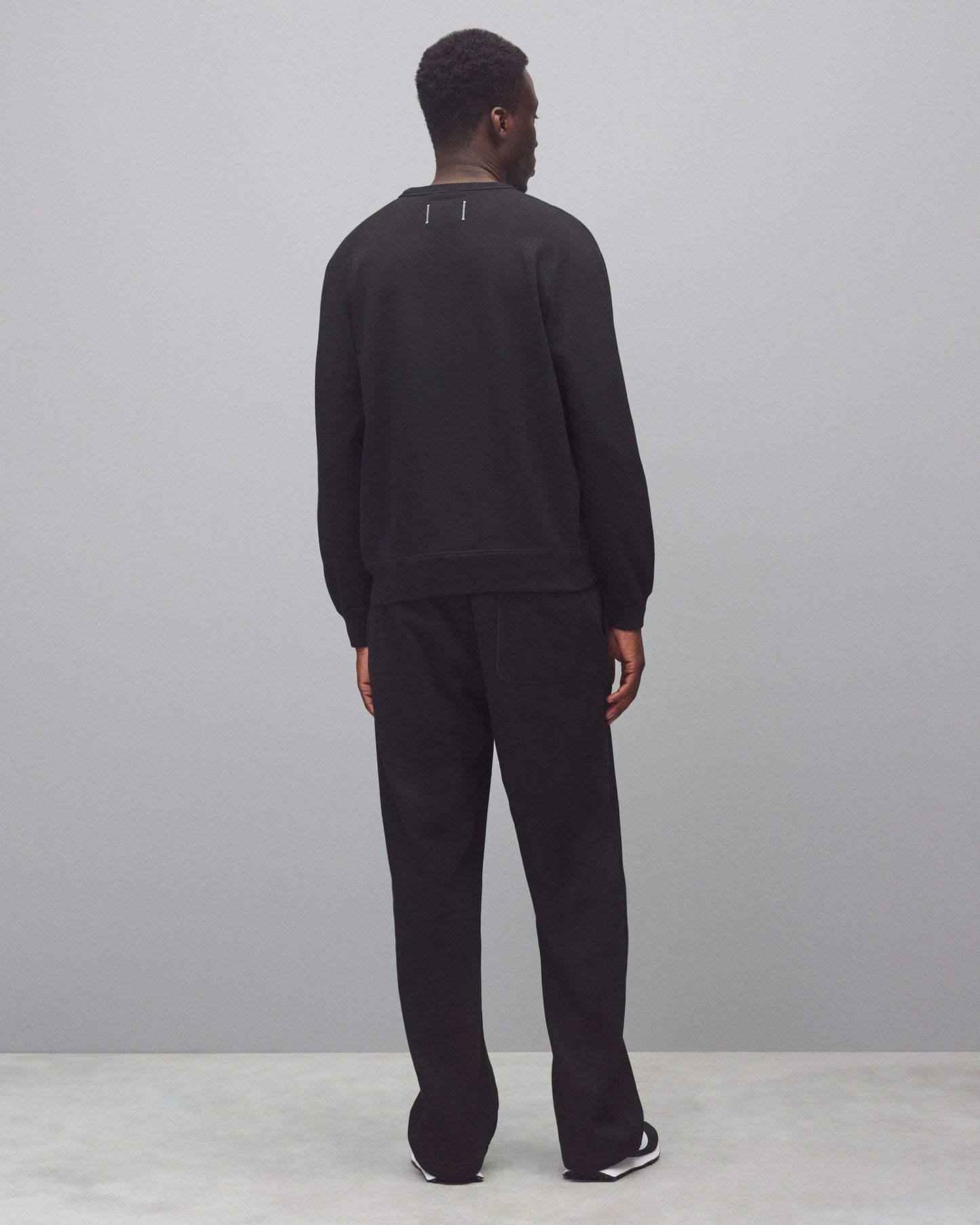 Midweight Terry Arch Logo Standard Crewneck