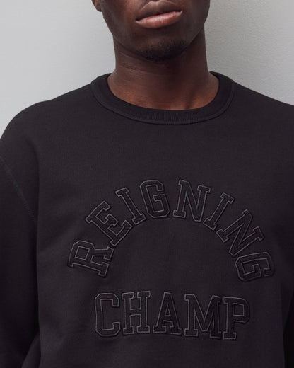 Midweight Terry Arch Logo Standard Crewneck