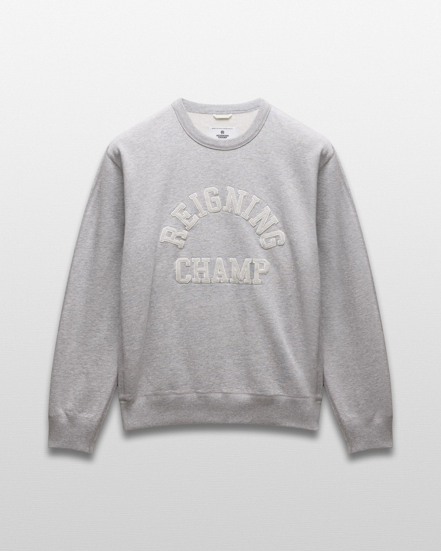 Midweight Terry Arch Logo Standard Crewneck