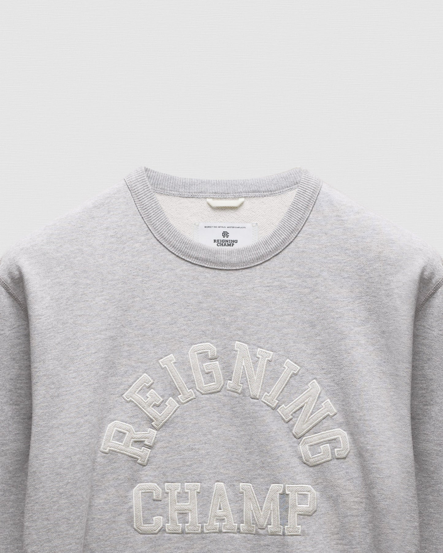 Midweight Terry Arch Logo Standard Crewneck