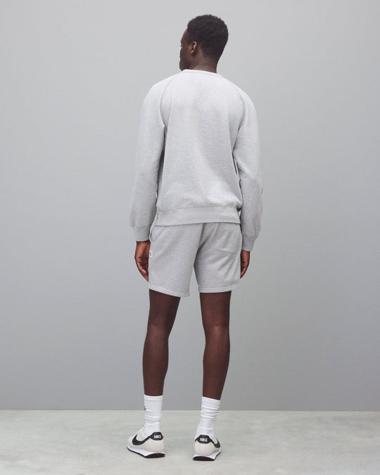 Midweight Terry Arch Logo Standard Crewneck