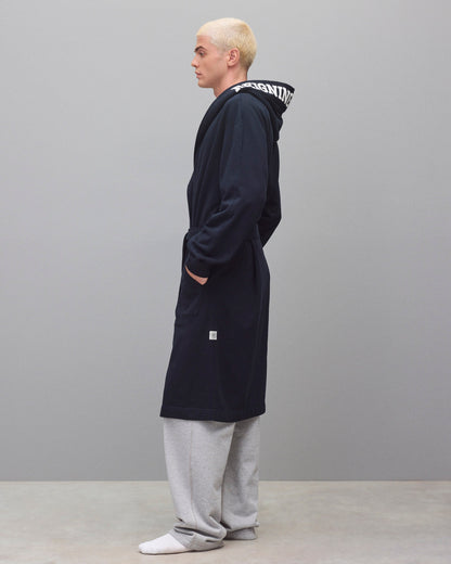 Midweight Terry Logo Relaxed Hooded Robe