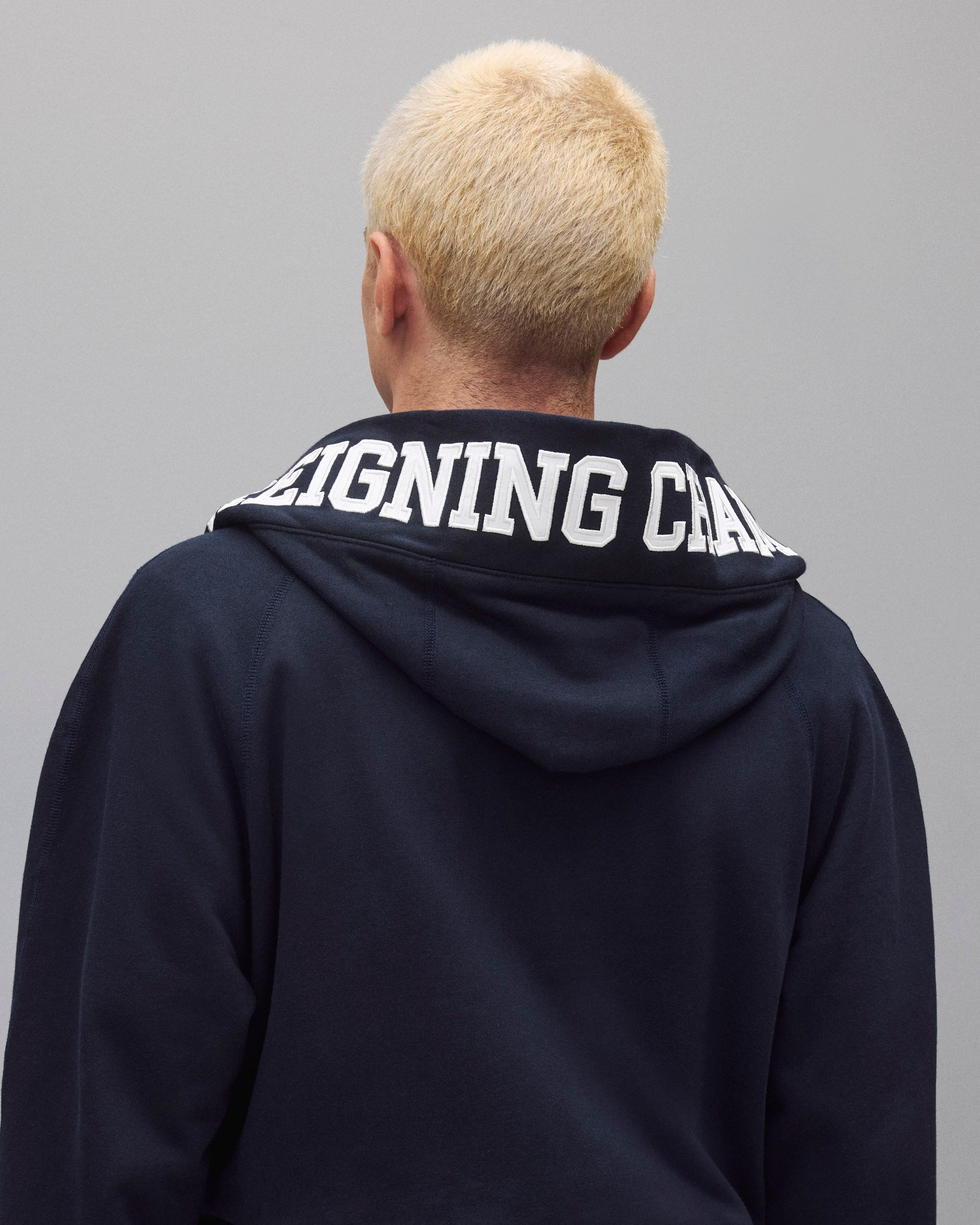 Midweight Terry Logo Relaxed Hooded Robe | Reigning Champ