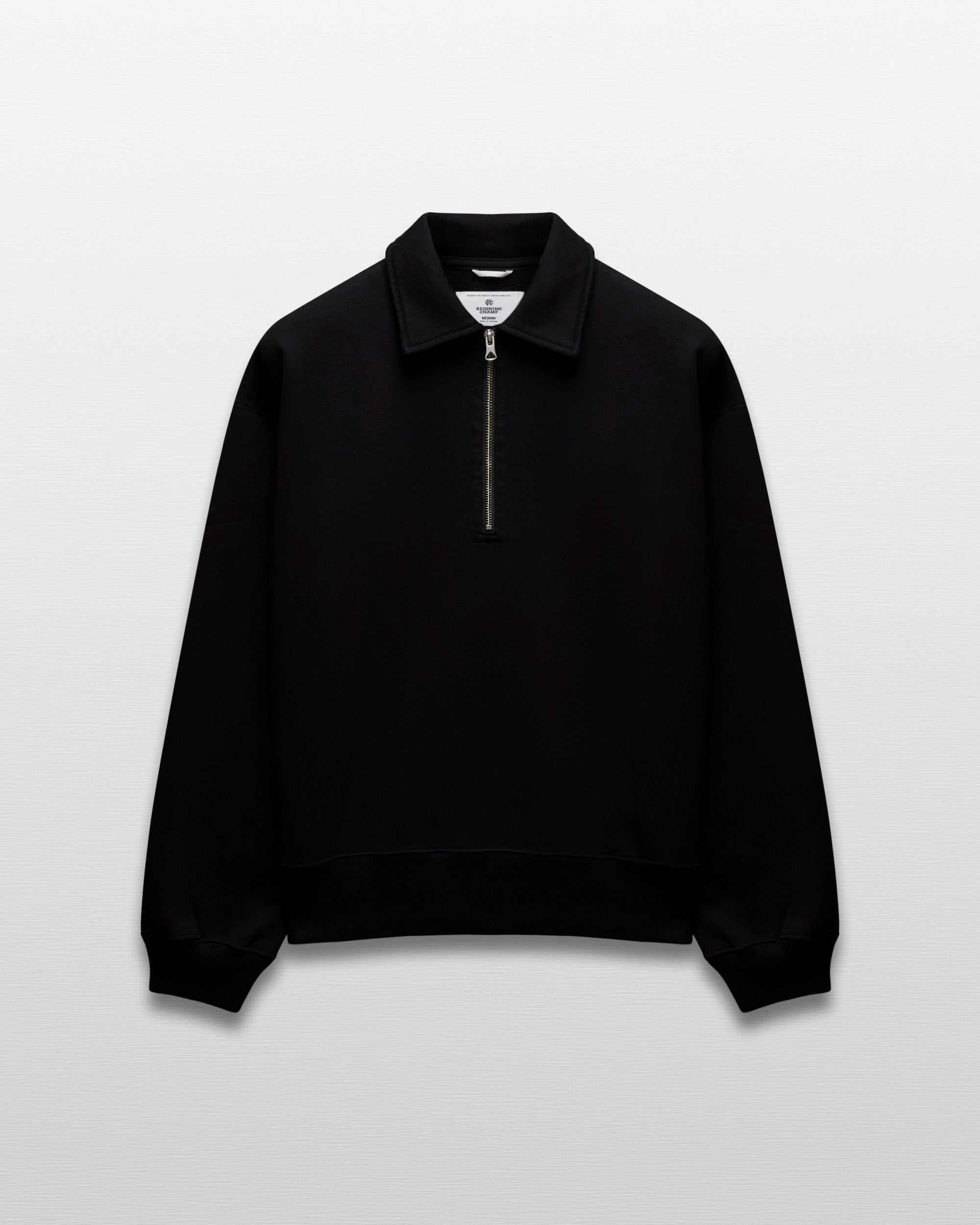 Brushed Fleece Relaxed Half Zip Sweatshirt | Reigning Champ