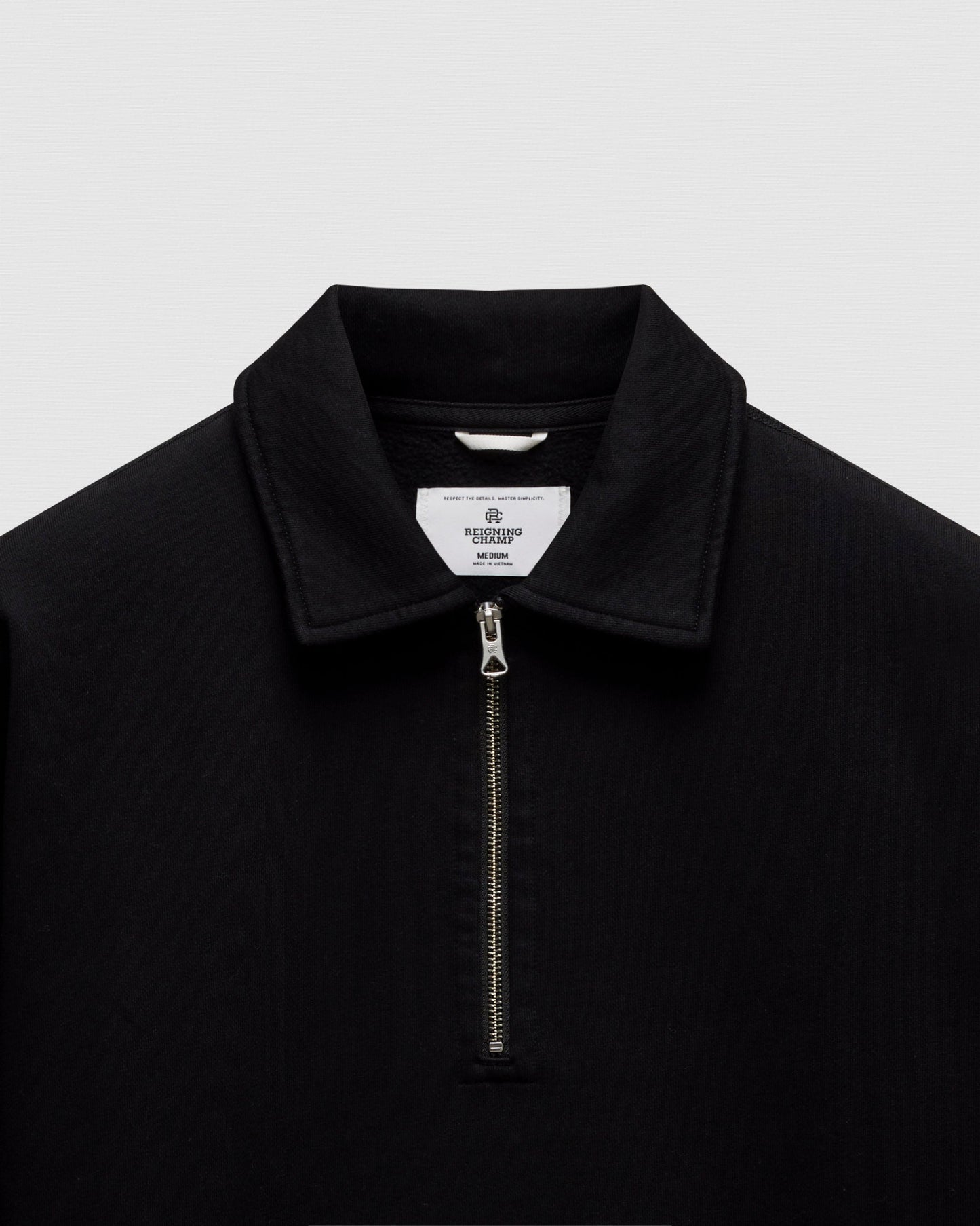 Brushed Fleece Relaxed Half Zip Sweatshirt