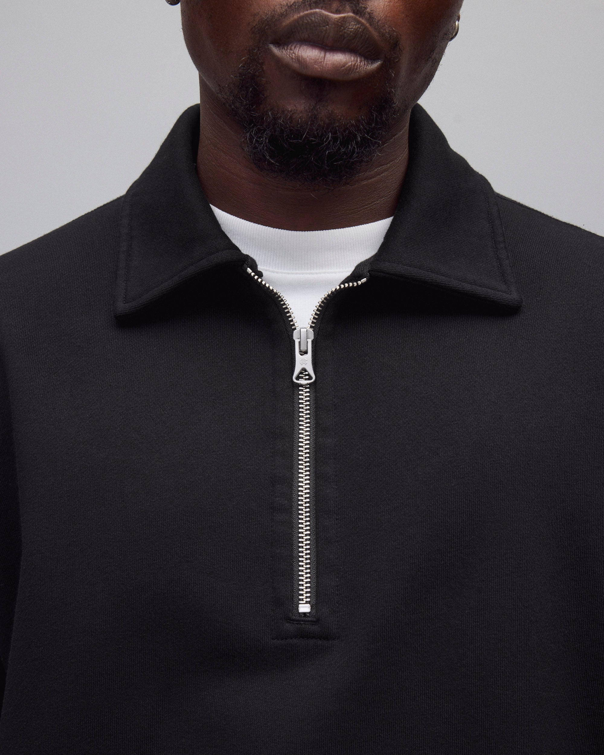 Brushed Fleece Relaxed Half Zip Sweatshirt | Reigning Champ