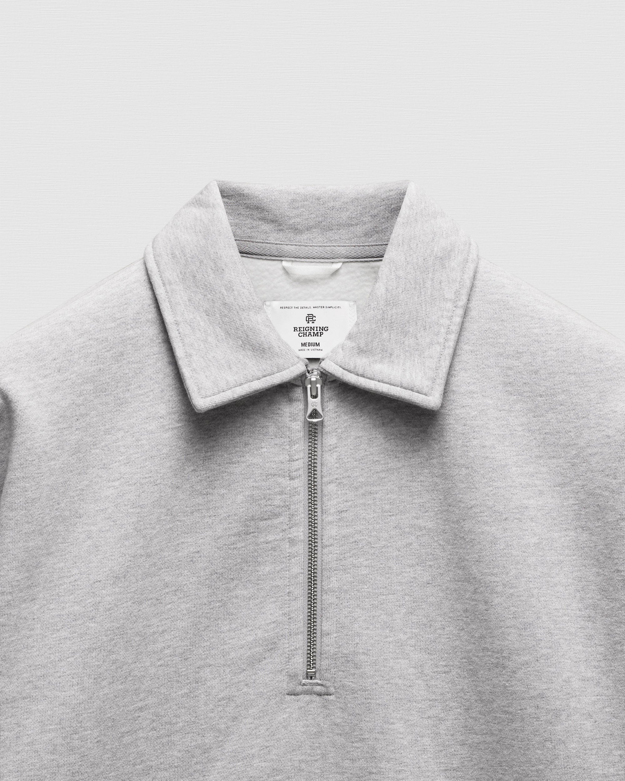 Brushed Fleece Relaxed Half Zip Sweatshirt | Reigning Champ