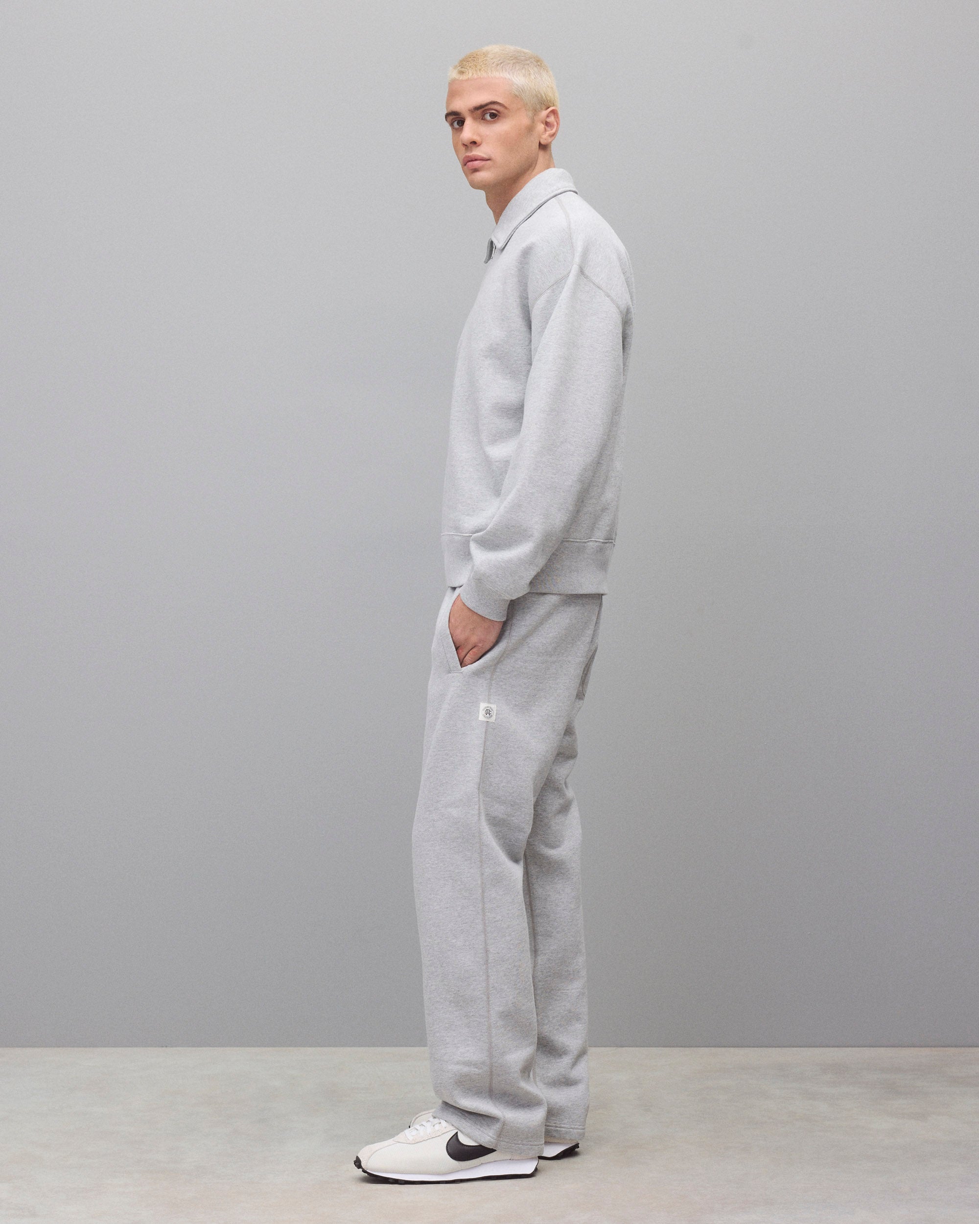 Brushed Fleece Relaxed Half Zip Sweatshirt | Reigning Champ