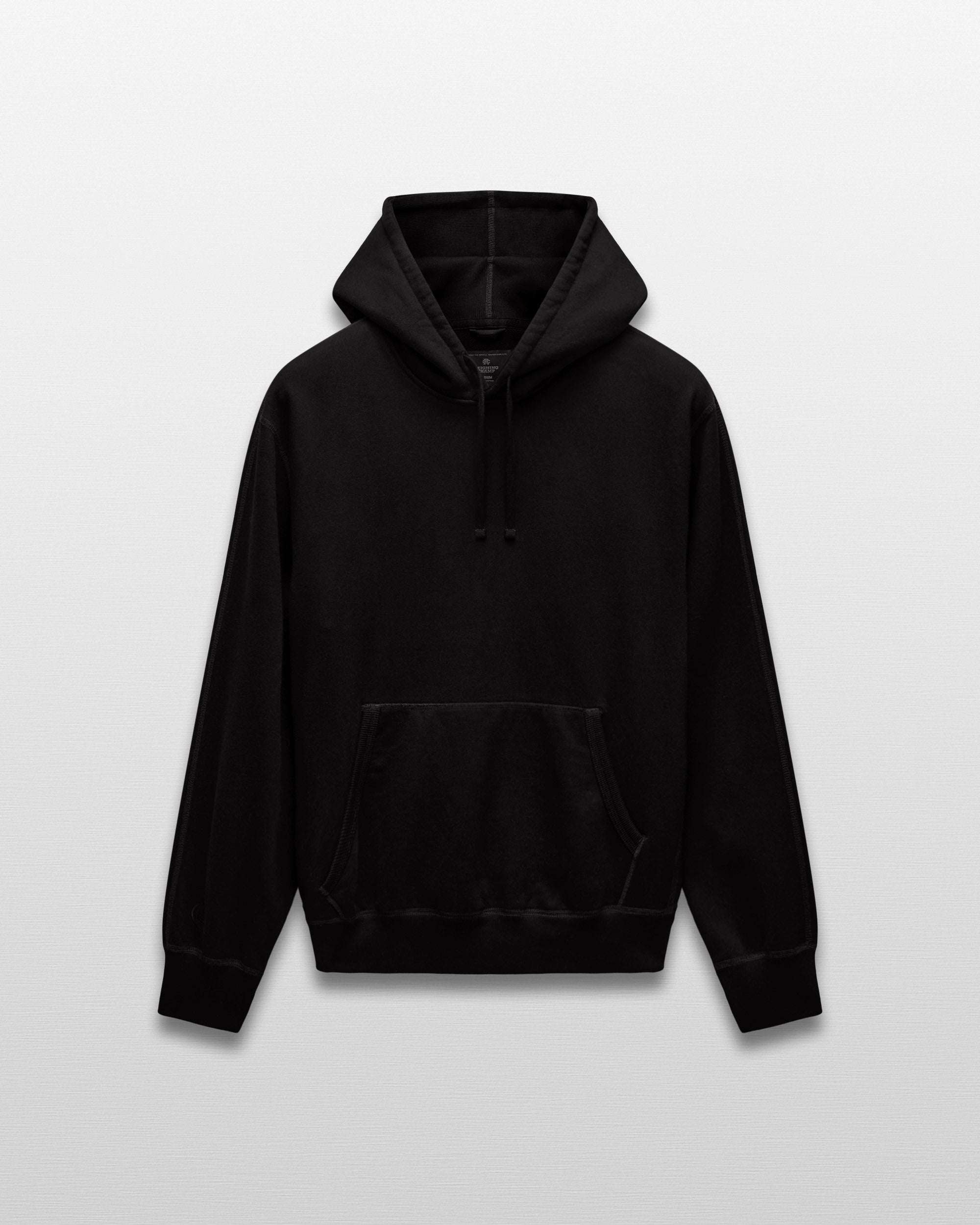 Kyoto Black Midweight Terry Standard Hoodie | Reigning Champ
