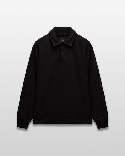 Kyoto Black Midweight Terry Rugby Standard Sweater