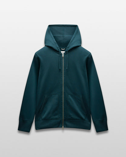 Midweight Terry Slim Zip Hoodie