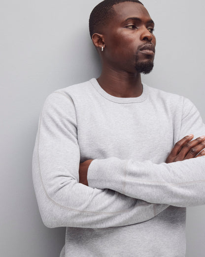 Midweight Terry Slim Crewneck