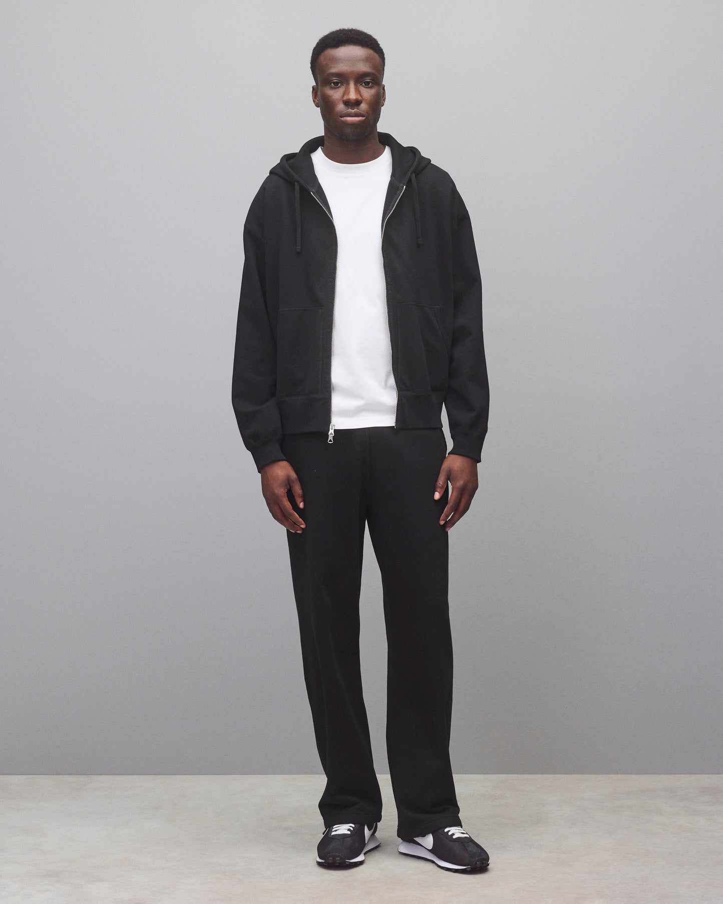Midweight Terry Relaxed Zip Hoodie