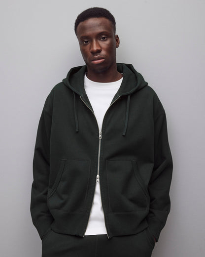 Midweight Terry Relaxed Zip Hoodie
