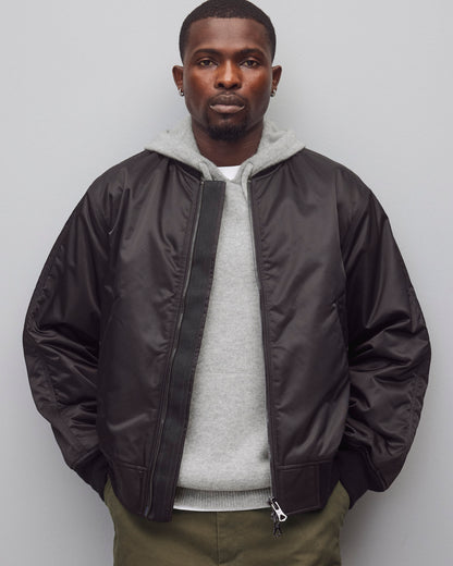 Nylon Twill Crew Jacket