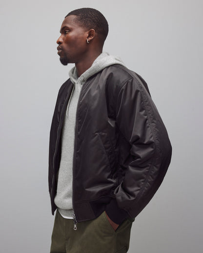 Nylon Twill Crew Jacket