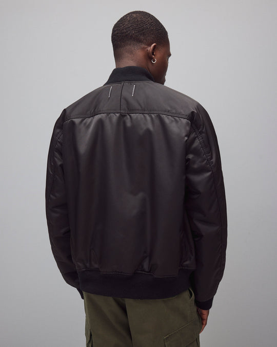 Nylon Twill Crew Jacket