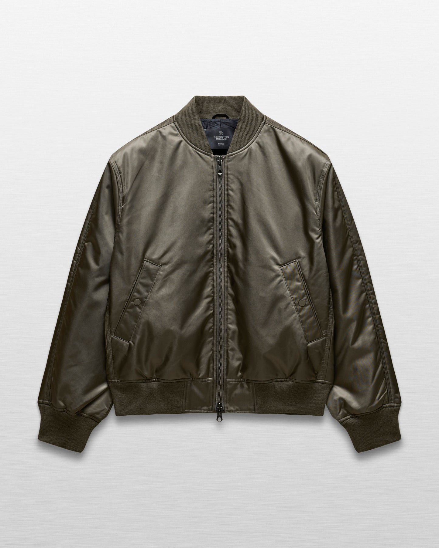 Nylon Twill Crew Jacket