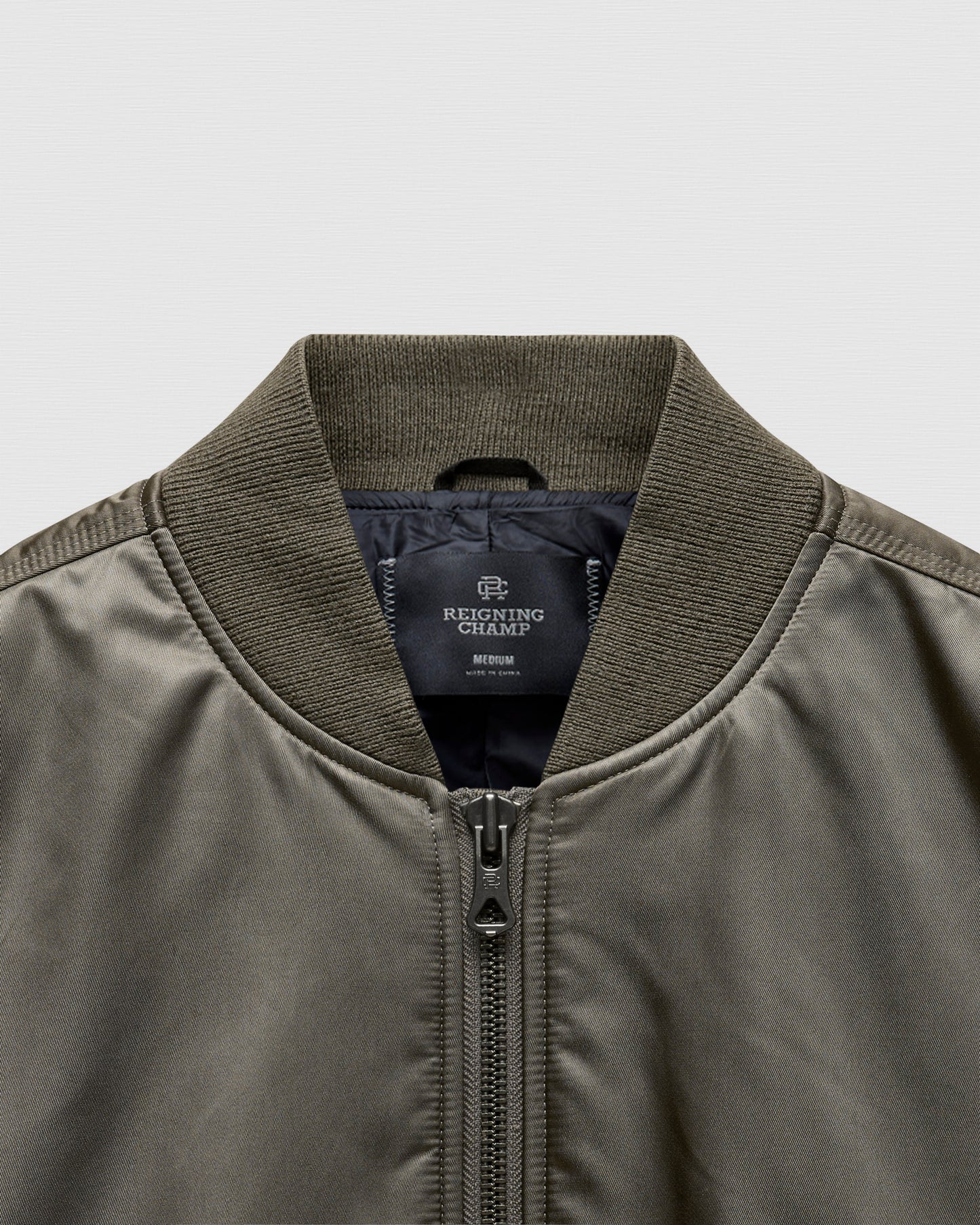 Nylon Twill Crew Jacket