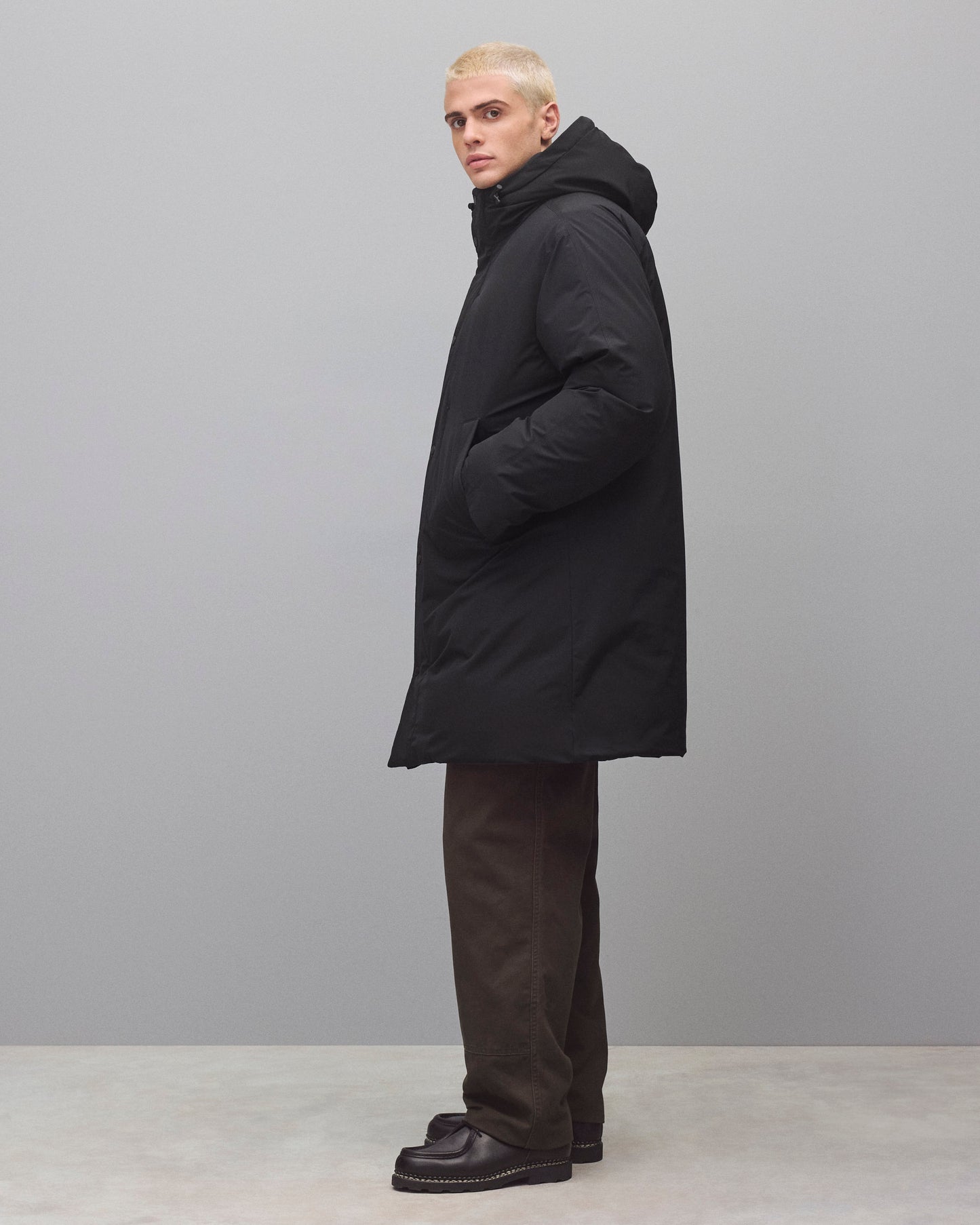 Tech Nylon Sideline Down Parka