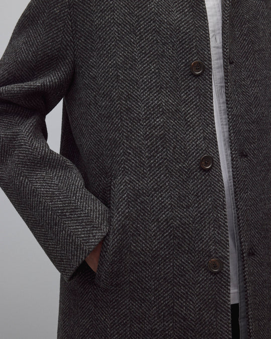 Wool Herringbone Scout Coat