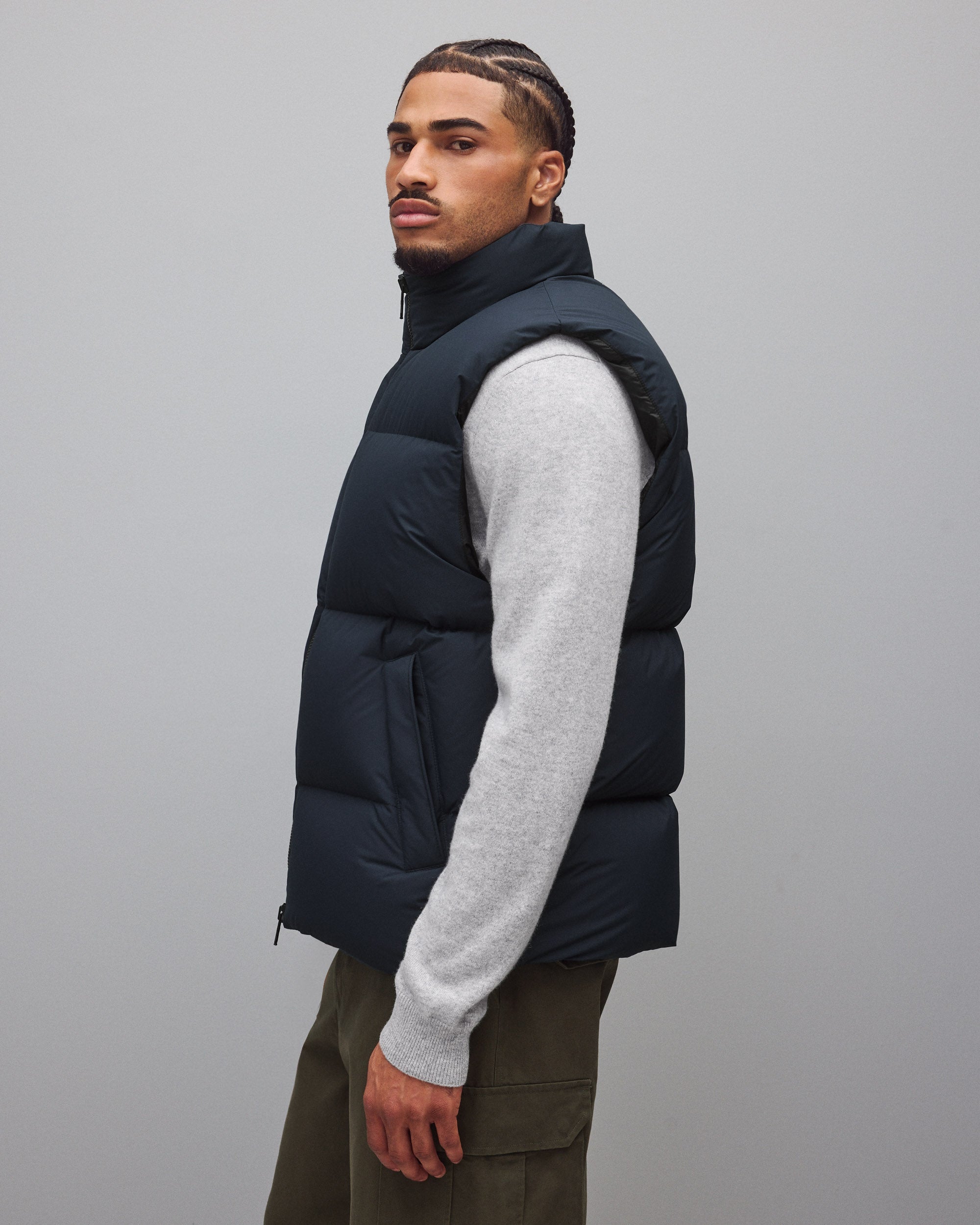 Matte Ripstop Franchise Down Vest | Reigning Champ | Reigning Champ US