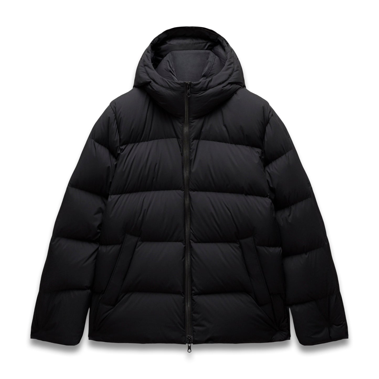Matte Ripstop Franchise Hooded Down Jacket