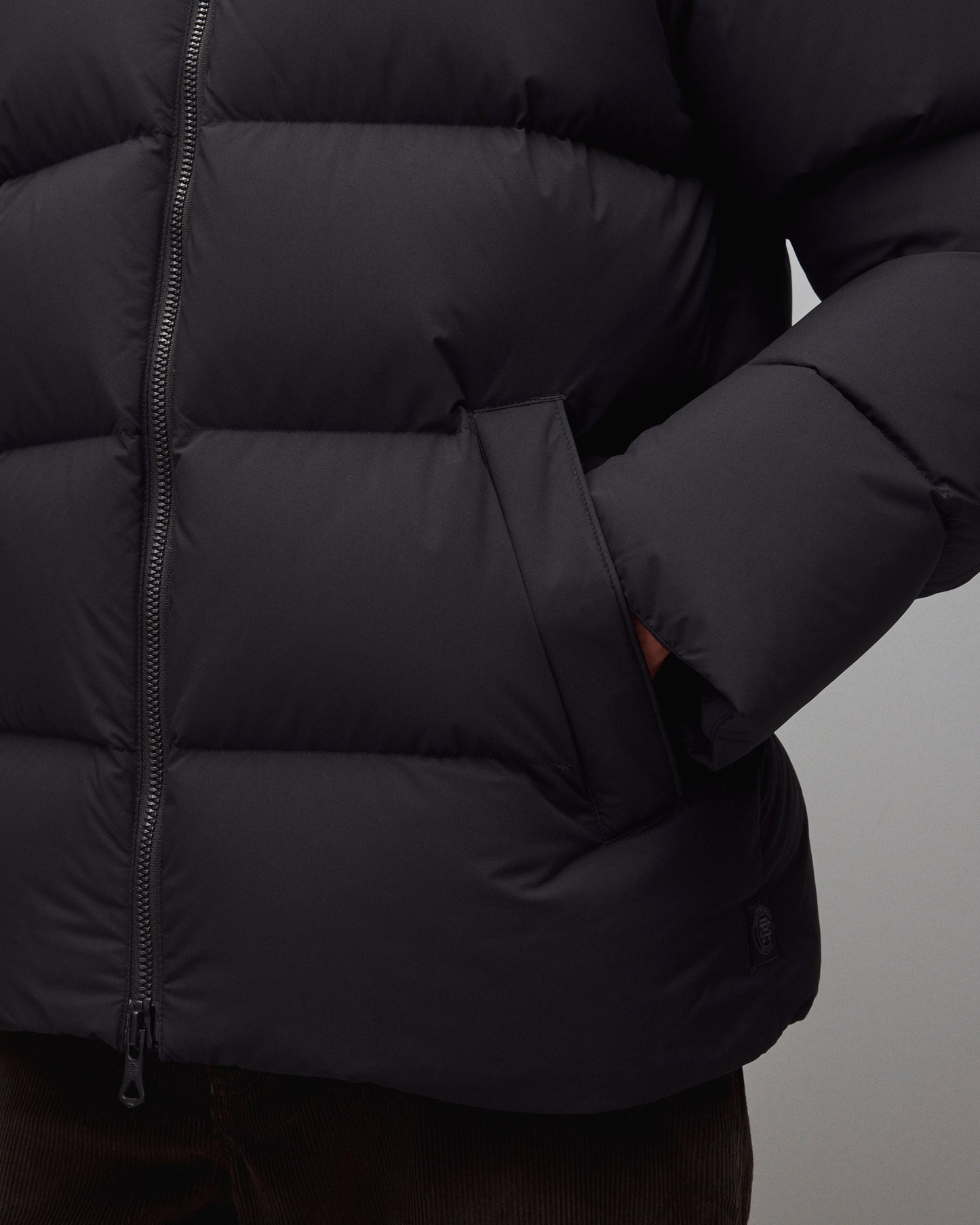 Matte Ripstop Franchise Hooded Down Jacket