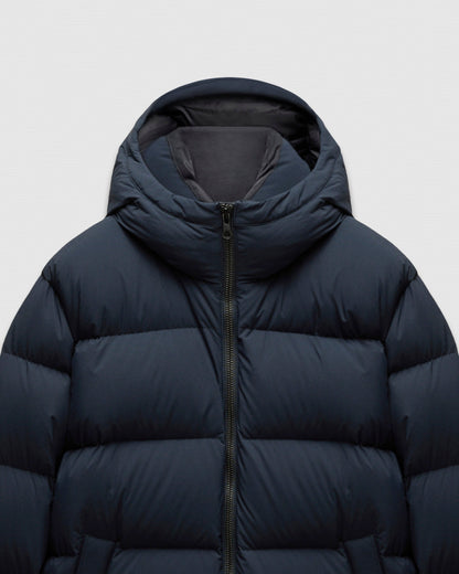 Matte Ripstop Franchise Hooded Down Jacket