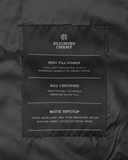 Matte Ripstop Franchise Hooded Down Jacket