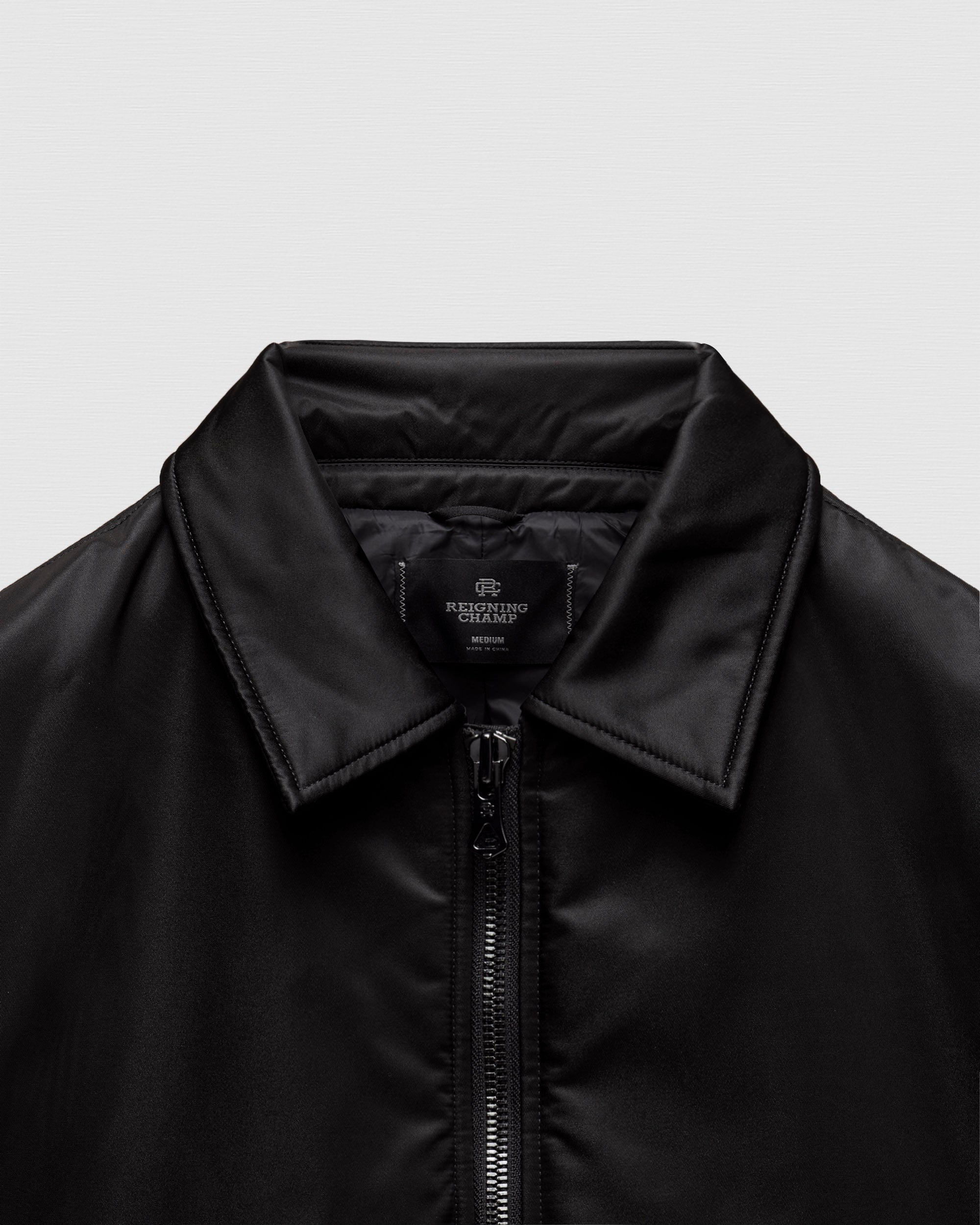 【美品】REIGNING CHAMP MA-1 ジャケット REIGNING CHAMP Nylon Taffeta Stadium Jacket GREY レイニング