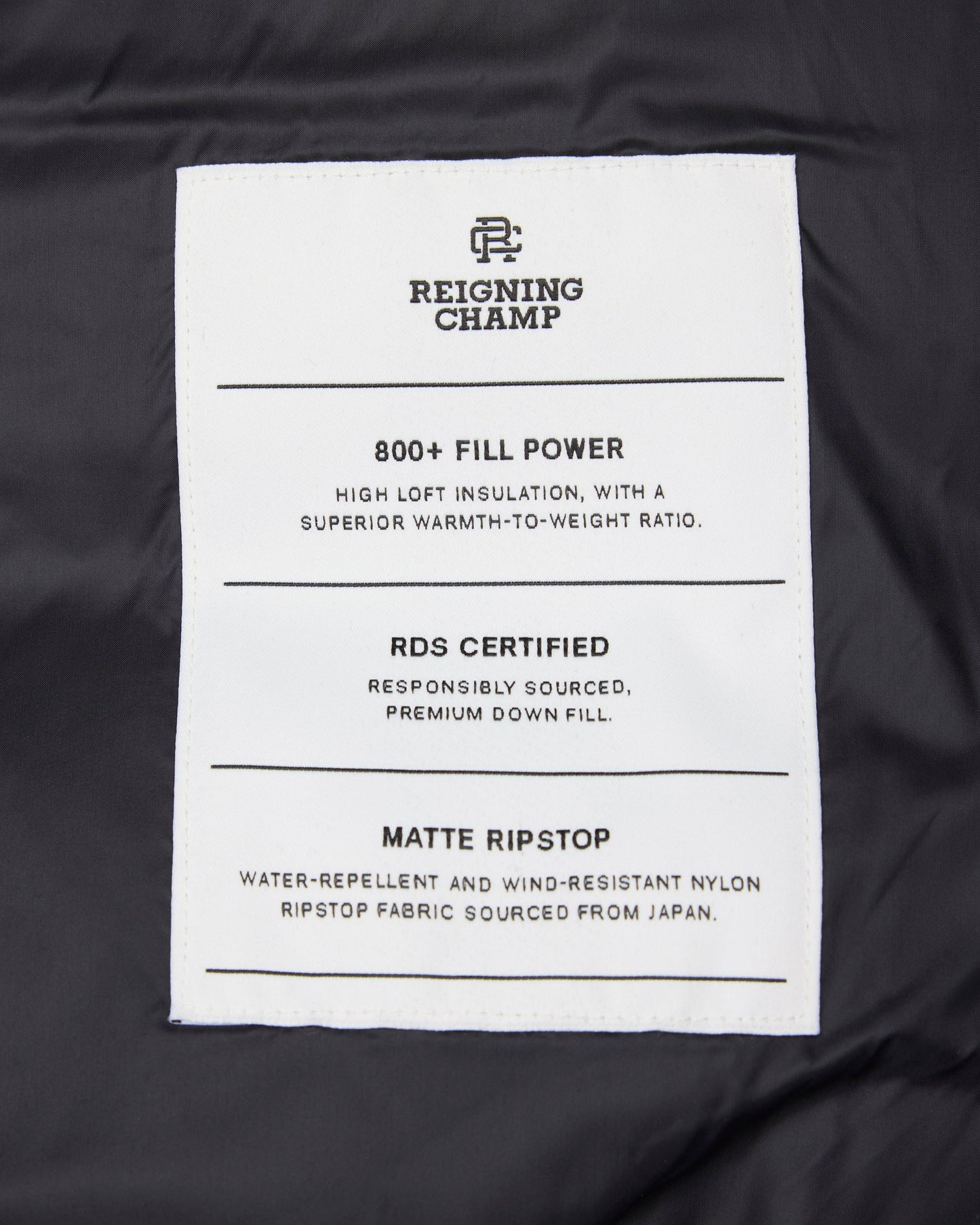 Matte Ripstop Forum Down Jacket