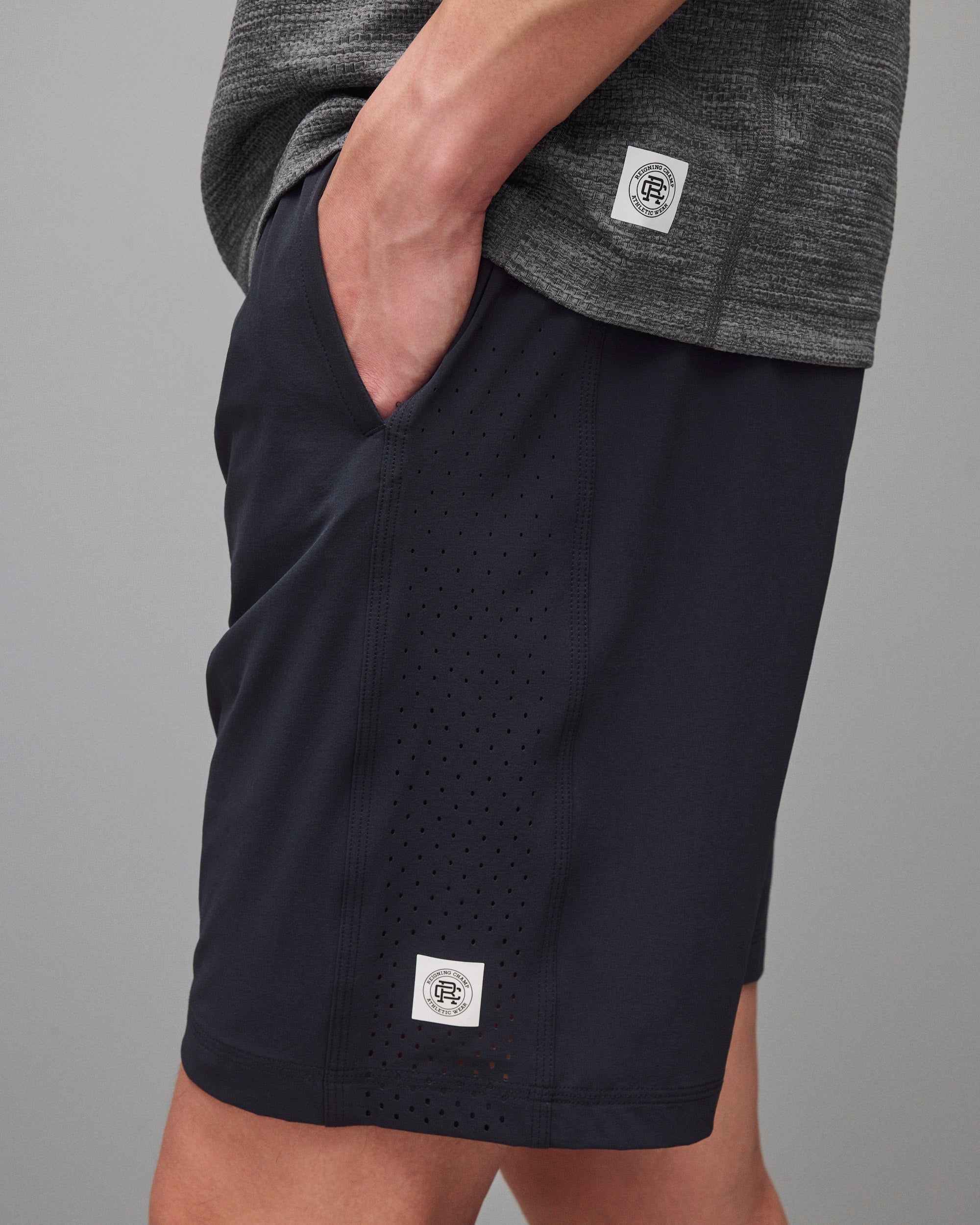 4-Way Stretch Nylon Standard Training Short 9” | Reigning Champ