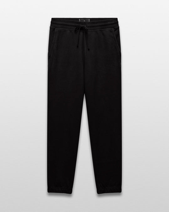 Kyoto Black Midweight Terry Standard Sweatpant