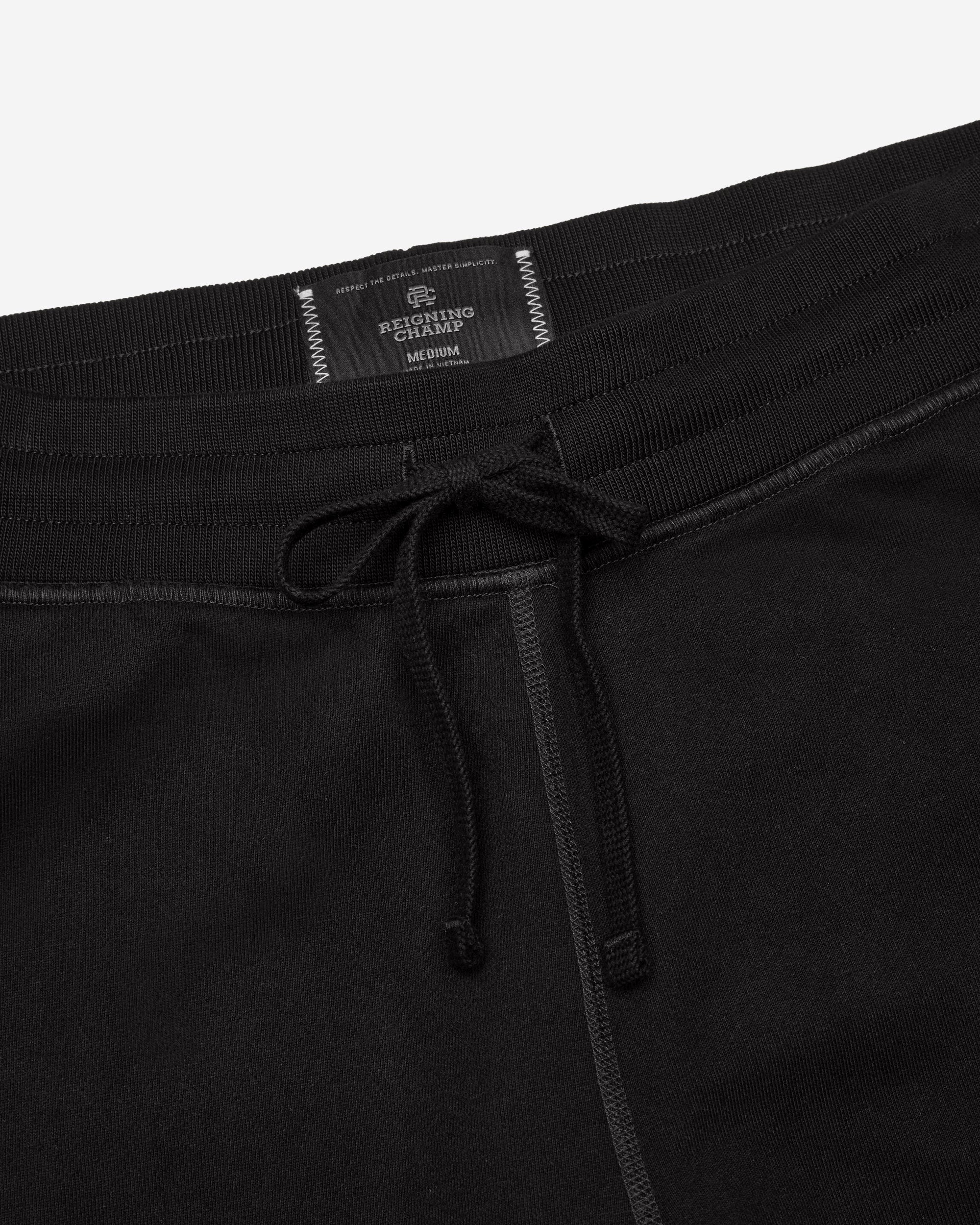 Kyoto Black Midweight Terry Standard Sweatpant | Reigning Champ