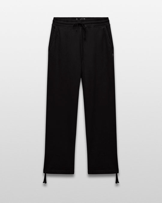Kyoto Black Midweight Terry Relaxed Sweatpant