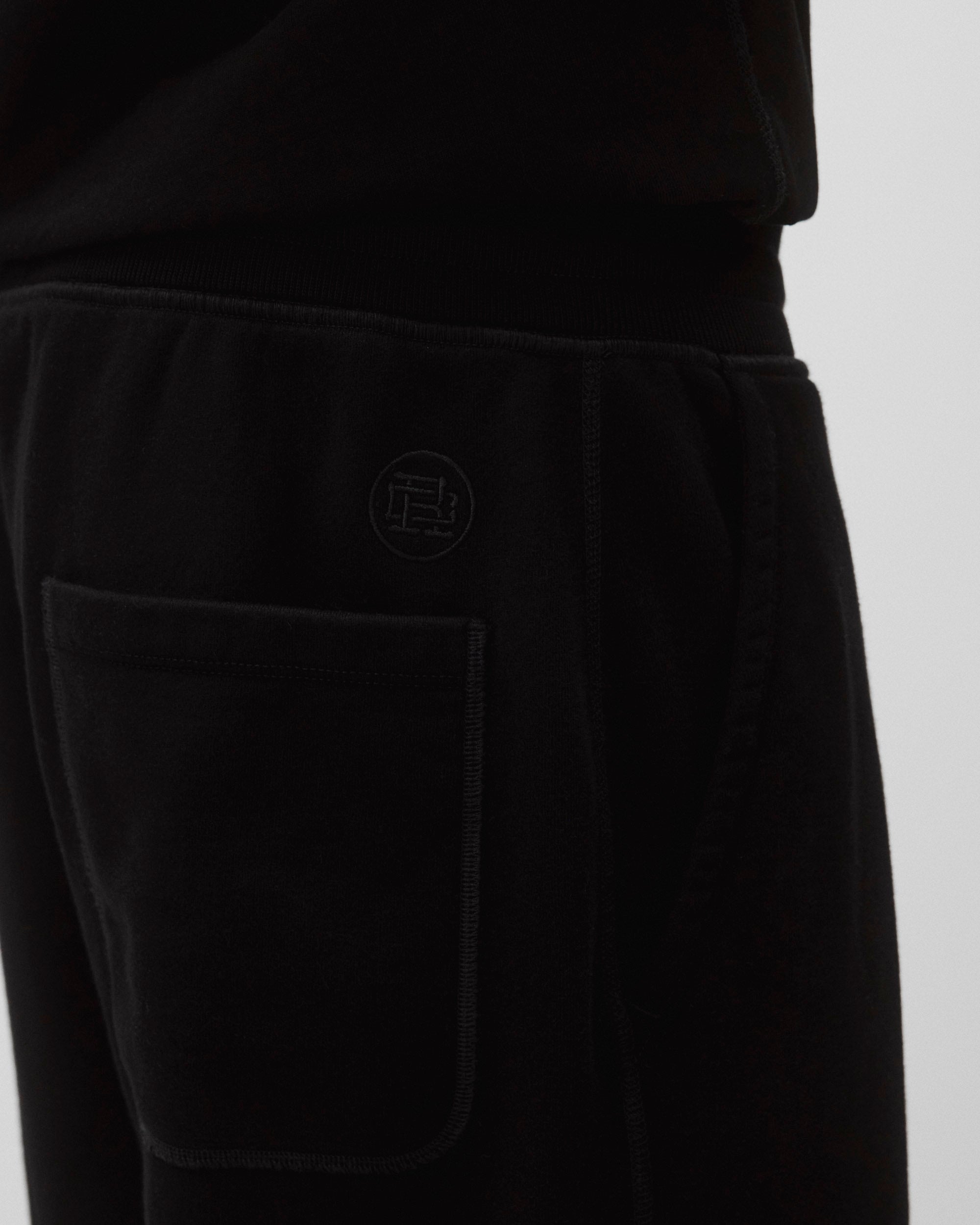Kyoto Black Midweight Terry Relaxed Sweatpant | Reigning Champ