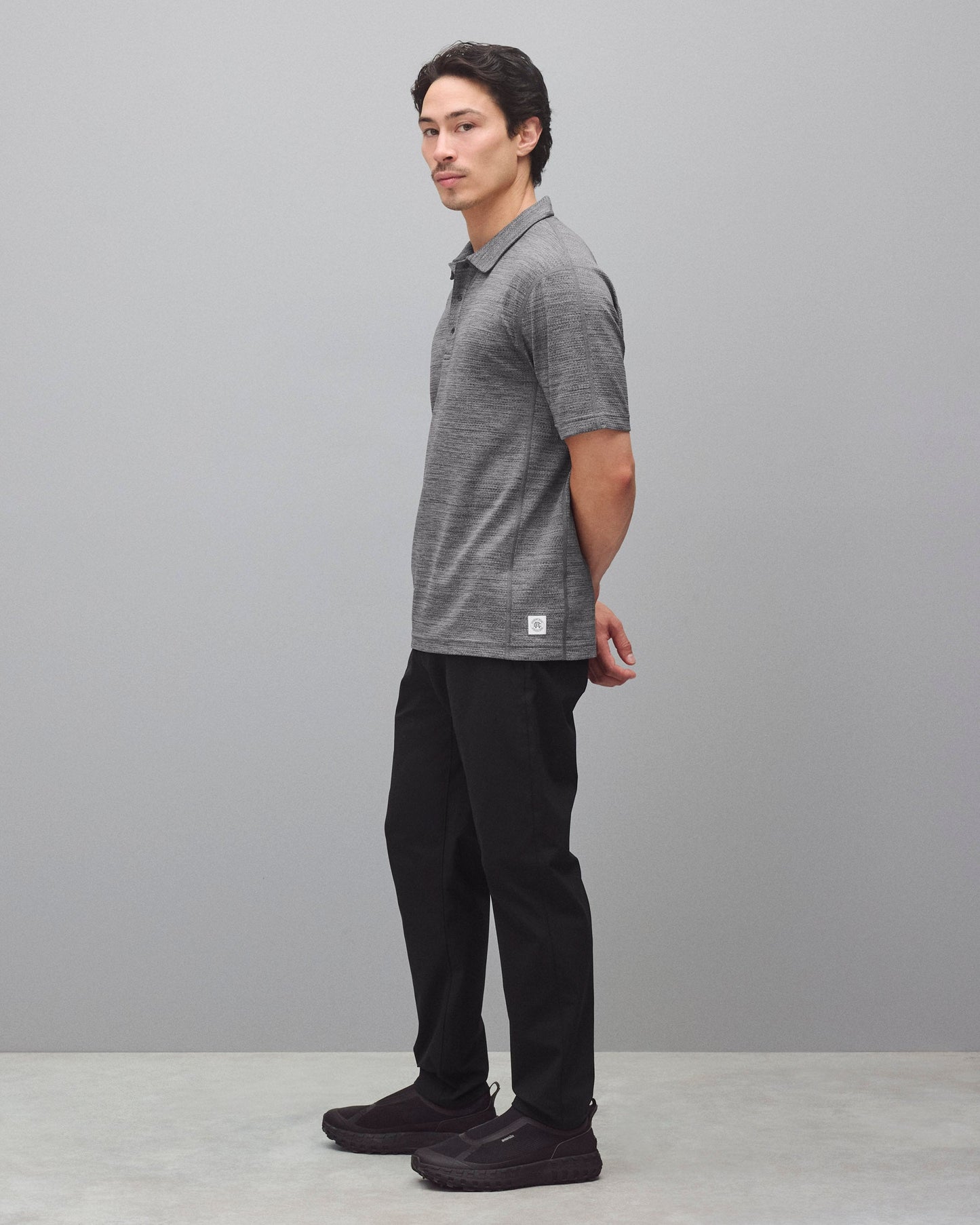 Stretch Warp Knit Coach's Slim Pant - Shorter