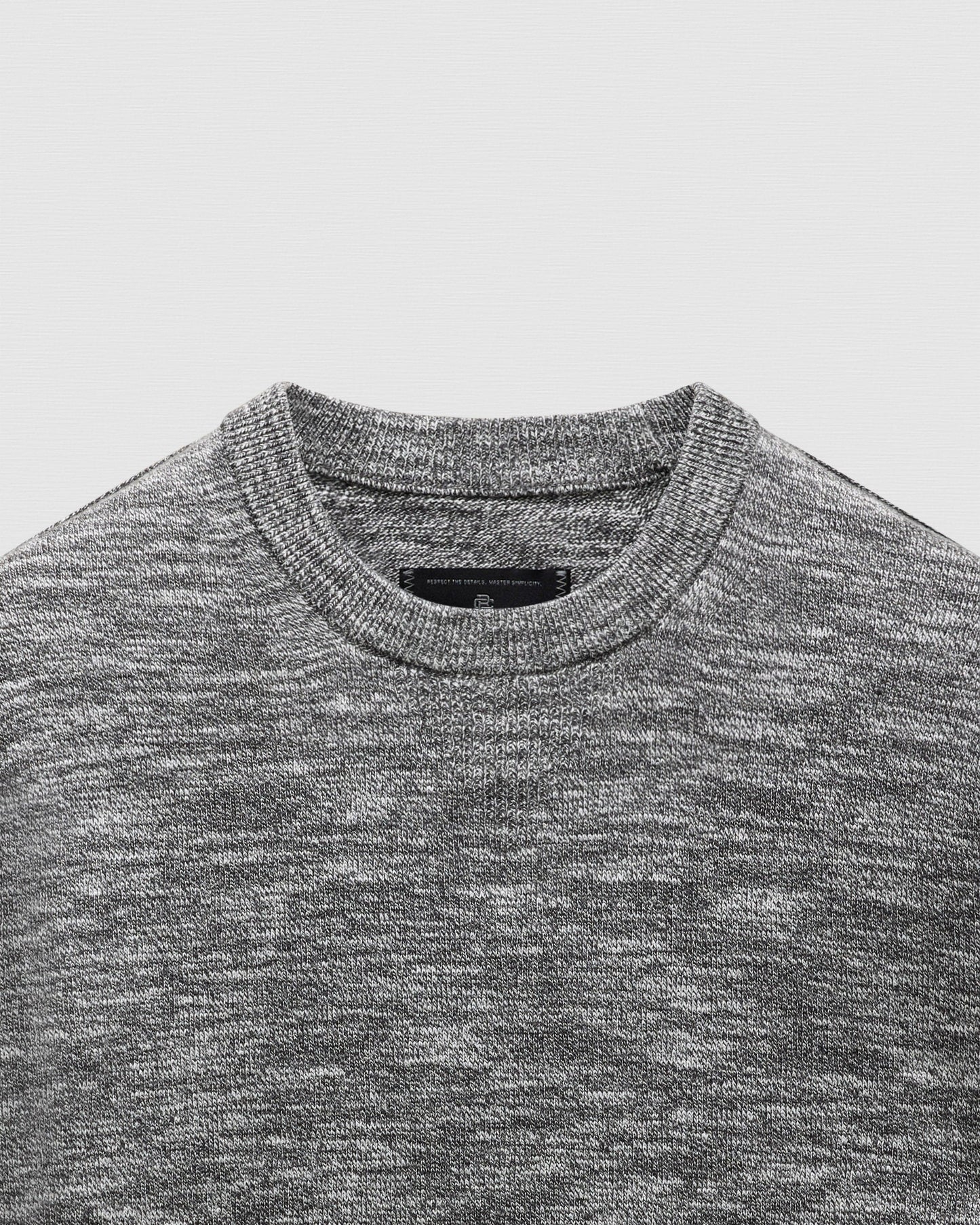 Cotton Slub Laurel Crewneck