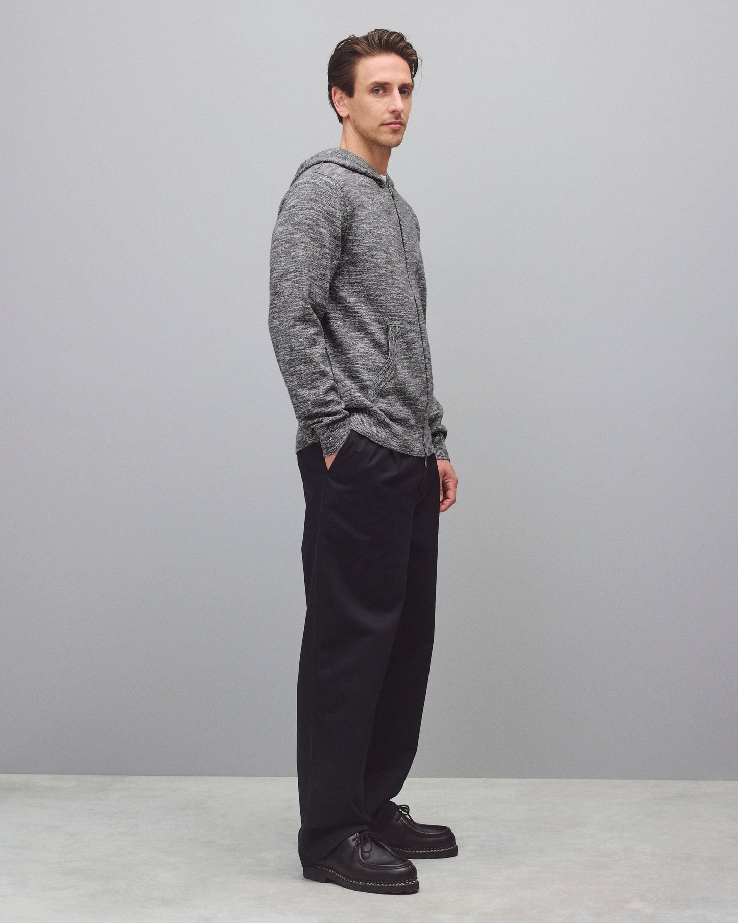 Cotton Slub Laurel Zip Hoodie