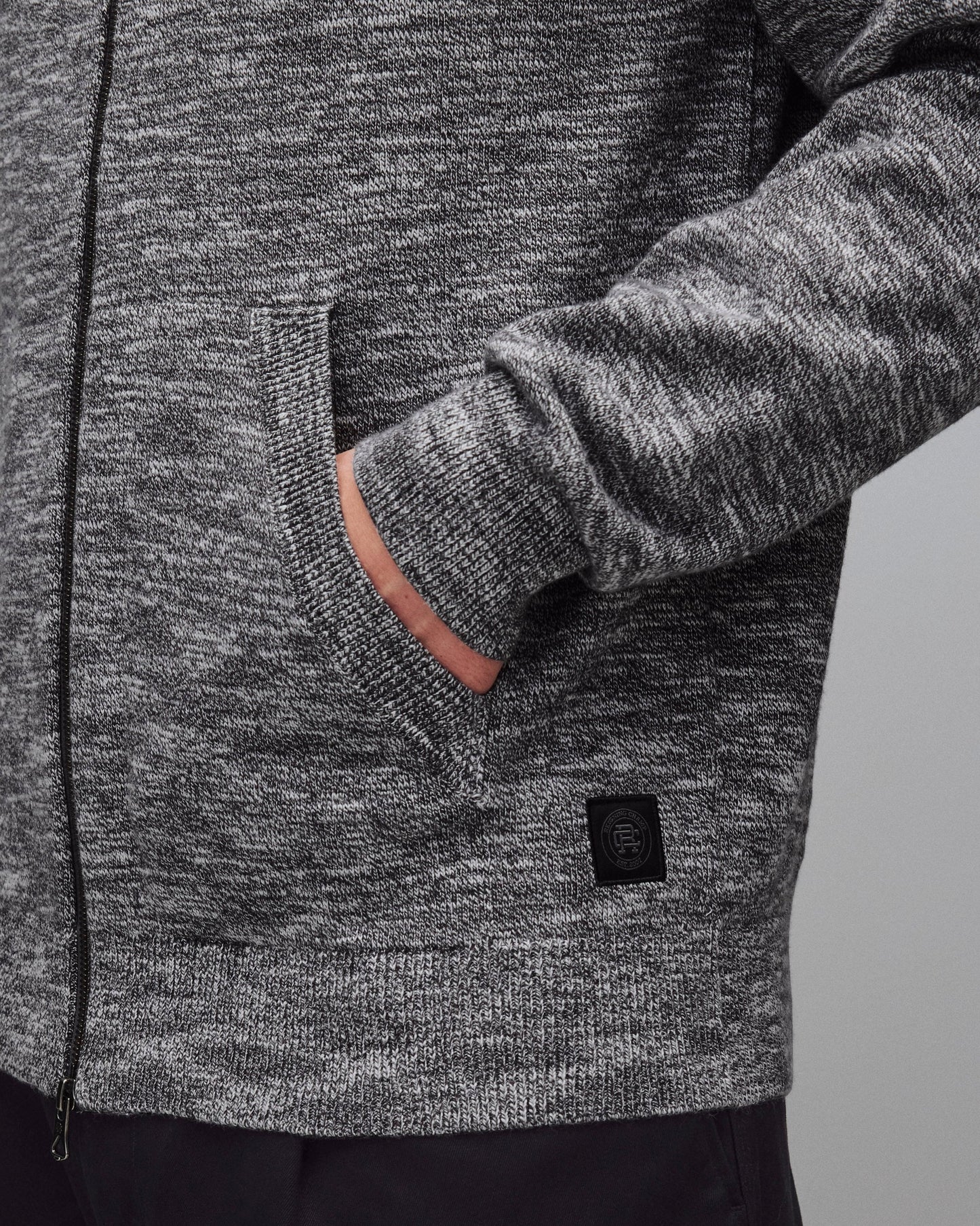 Cotton Slub Laurel Zip Hoodie