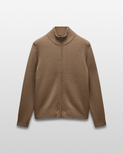 Merino Rib Vinnie Track Jacket
