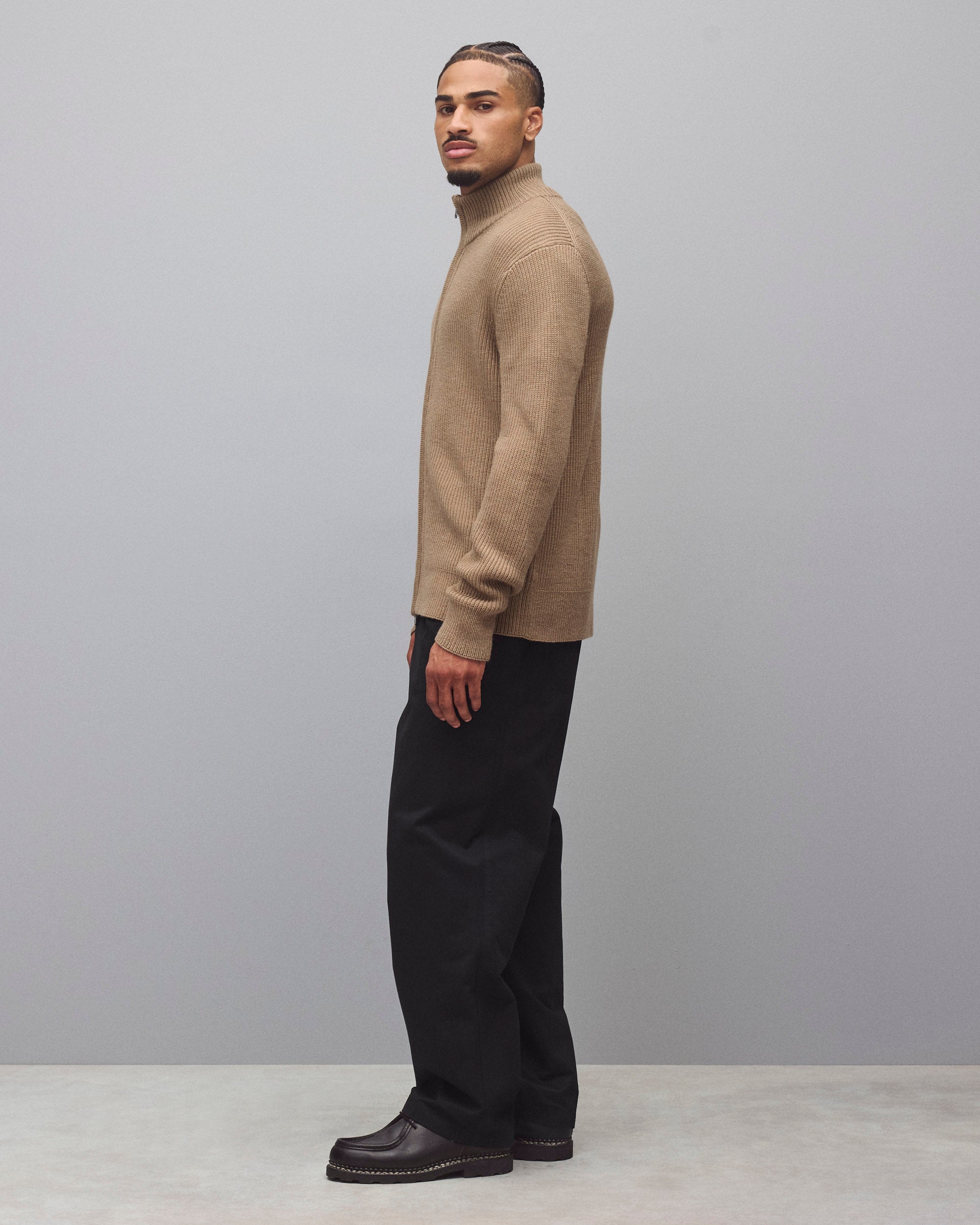 Merino Rib Vinnie Track Jacket | Reigning Champ | Reigning Champ US