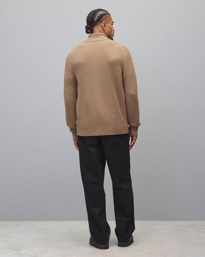 Merino Rib Vinnie Track Jacket