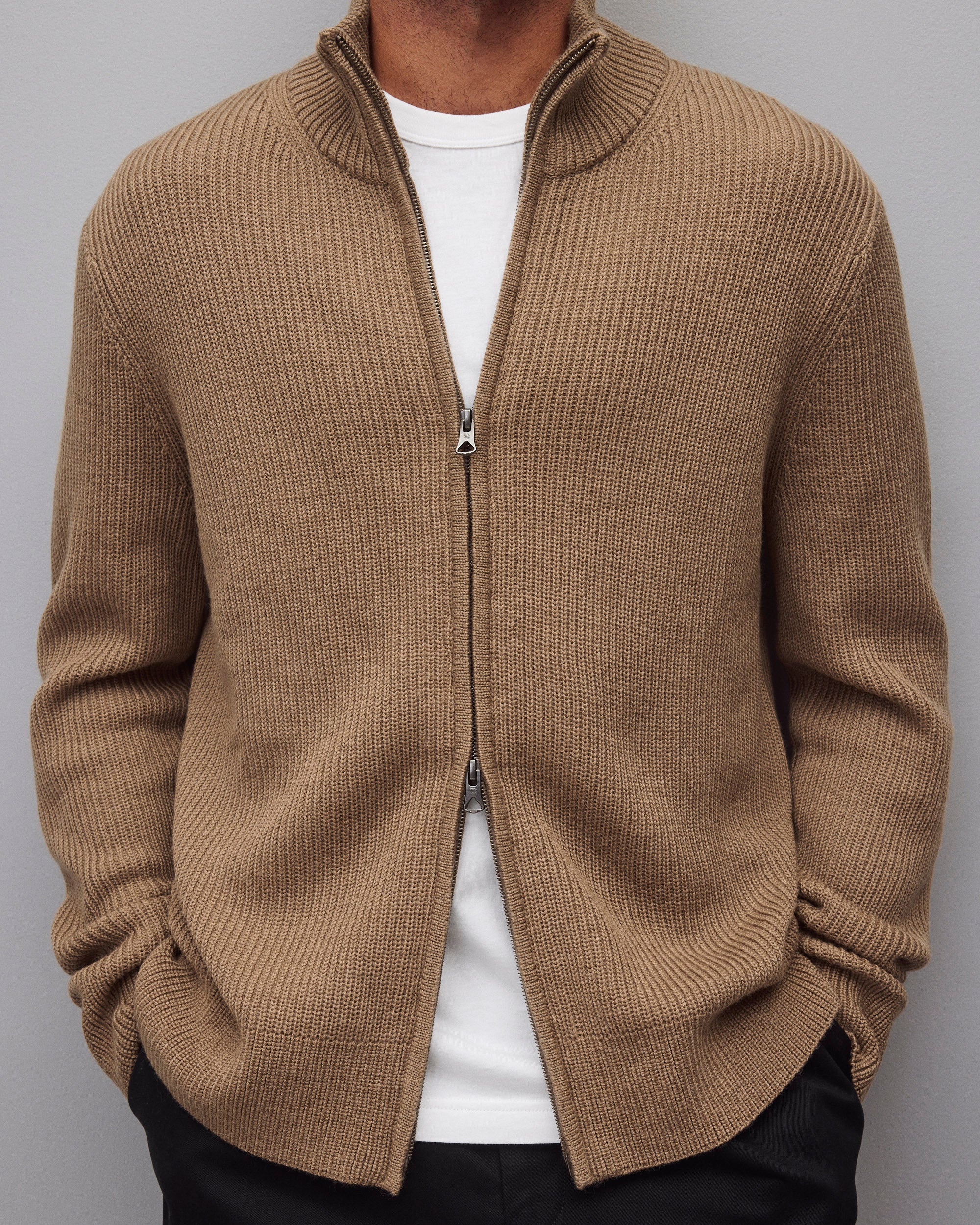 Merino Rib Vinnie Track Jacket | Reigning Champ | Reigning Champ US