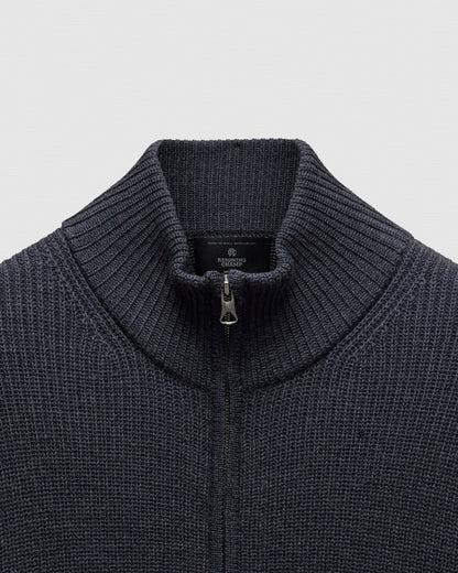 Merino Rib Vinnie Track Jacket