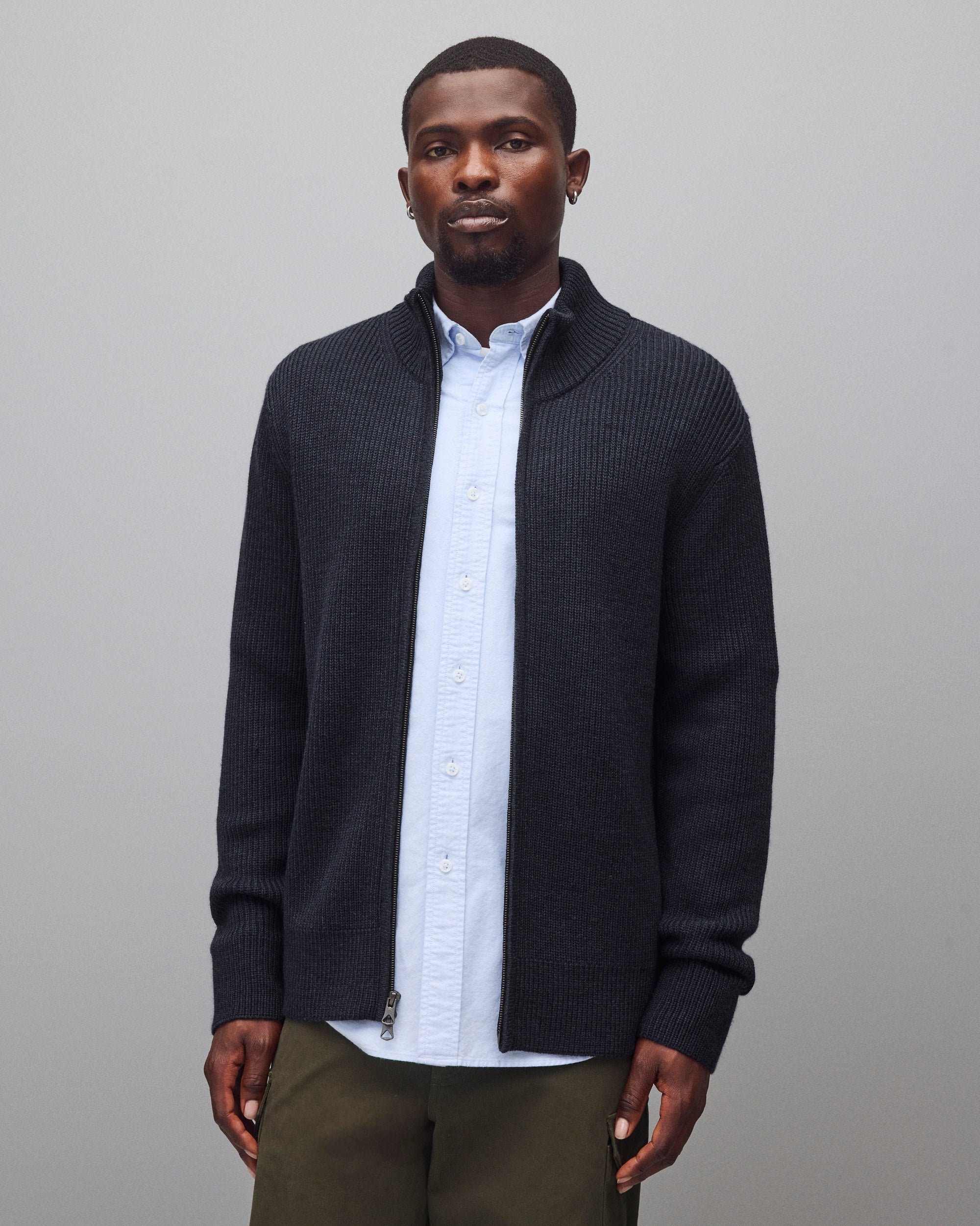 Merino Rib Vinnie Track Jacket | Reigning Champ | Reigning Champ US
