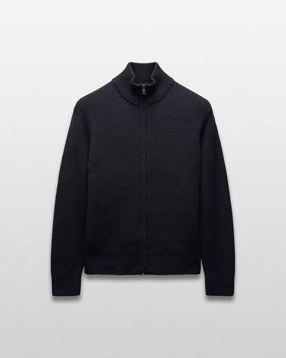 Merino Rib Vinnie Track Jacket